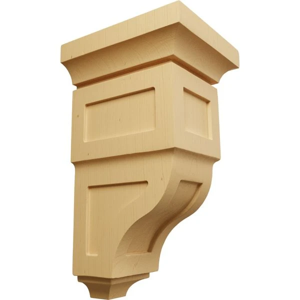 Ekena Millwork 6 Inch Large Woodruff Wood Corbel