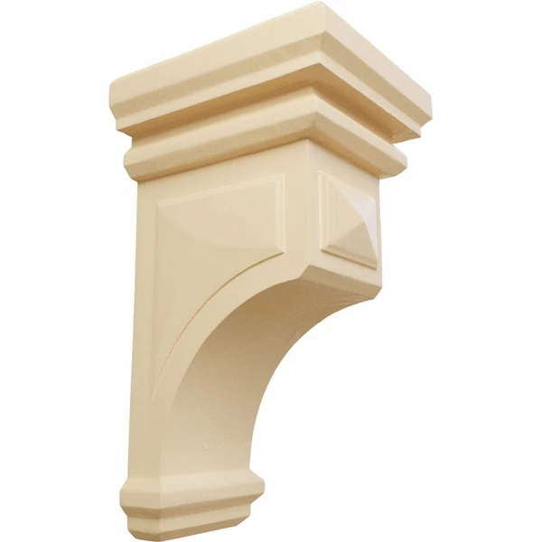 Ekena Millwork 6 Inch Large Woodruff Wood Corbel - Image 3