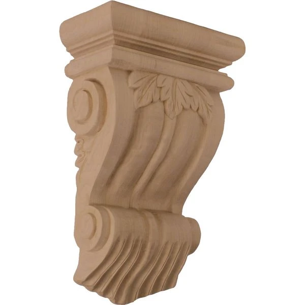 Ekena Millwork 7 Inch Traditional Leaf Corbel