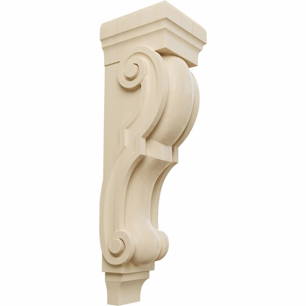 Ekena Millwork 8 Inch Large Jumbo Traditional Wood Corbel - Image 5