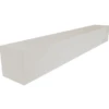 Ekena Millwork 84 Inch Ready To Paint Smooth Faux Wood Fireplace Mantel Shelf