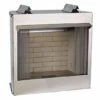 Empire 36' Carol Rose Outdoor Premium Fireplace Firebox With Flush Front And Refractory Liner