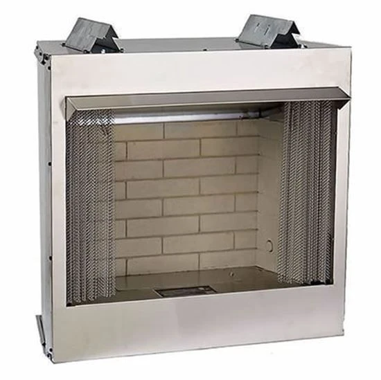 Empire 36' Carol Rose Outdoor Premium Fireplace Firebox With Flush Front And Refractory Liner