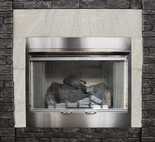 Empire 36' Carol Rose Outdoor Premium Fireplace Firebox With Flush Front And Refractory Liner - Image 2