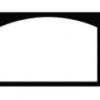 Empire Black Arch Door Frame For 36' Select Breckenridge Vent-Free Fireboxes