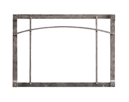 Empire Black Forged Iron Arched Inset For 30 Inch Rushmore Fireplace Inserts