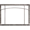 Empire Black Forged Iron Frame And Arched Inset For 30 Inch Rushmore Fireplace Inserts