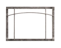 Empire Black Forged Iron Frame And Arched Inset For 30 Inch Rushmore Fireplace Inserts