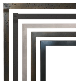 Empire Black Forged Iron Frame Front For 36' Boulevard Gas Fireplaces