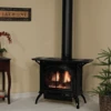 Empire 22 Inch Cast Iron Direct Vent Gas Heating Stove - Millivolt Controls