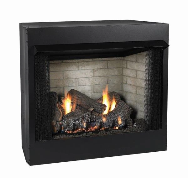 Empire Breckenridge 36 Inch Deluxe Corner Vent Free Gas Fireplace Firebox - Image 2