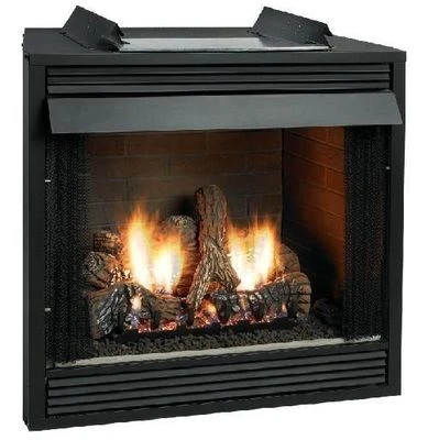 Empire Breckenridge 36 Inch Deluxe Corner Vent Free Gas Fireplace Firebox - Image 3