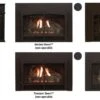 Empire Decorative Transom Fireplace Doors With Surround And Barrier Screen