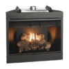 Empire Keystone 34' Natural Gas Flush Front Deluxe B-Vent Fireplace -Millivolt