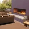 Empire OLL48FP12SN Carol Rose Outdoor Stainless Steel Linear Fireplace