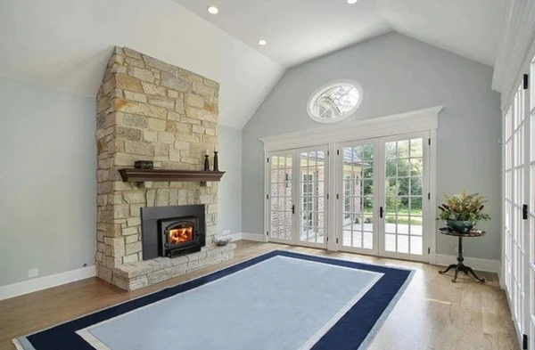 Empire Stove 28 Inch Metallic Black Steel Archway 1700 Wood Burning Fireplace Insert - Image 4