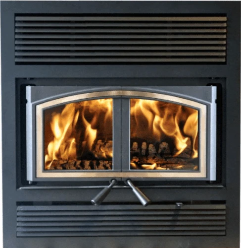 Empire Stove 36 Inch Metallic Black Steel St Clair 3000 Wood Burning Fireplace - Image 2