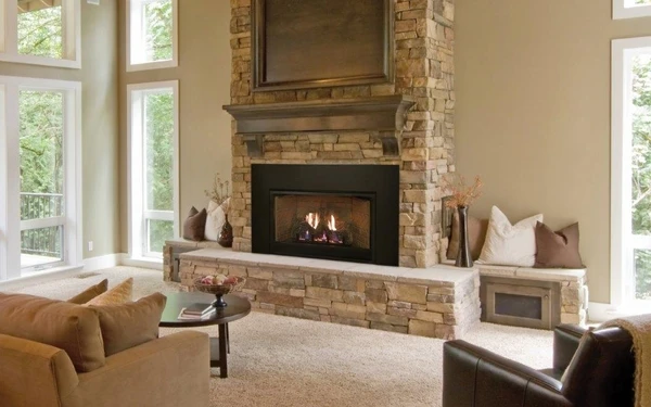 Empire 31 Inch Innsbrook Vent Free Gas Fireplace Insert/Fireplace - Intermittent Pilot (Modern) - Image 2
