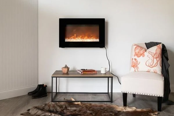 Fire Sense 31 Inch Wall Mounted Electric Fireplace - Image 2