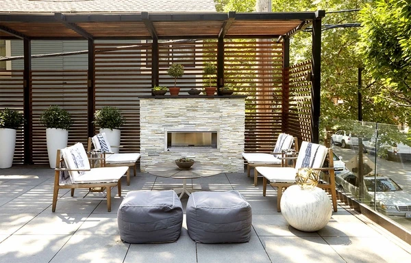 Firegear 36 Inch Non-LED Kalea Bay Outdoor See-Through Linear Gas Fireplace - Image 3