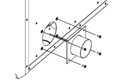 Flame Fresh Air Kit Adaptor - For Monaco XTD Zero Clearance Fireplaces