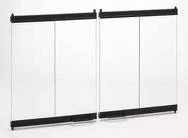 Superior/IHP 36 Inch Black Extruded Aluminum Bi-Fold Glass Doors