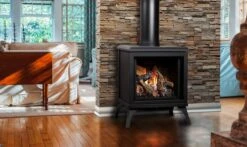 Kingsman FDV200S Free Standing Direct Vent Heating Stove - 7 Day Millivolt