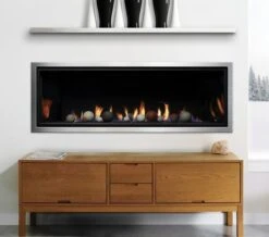 Kingsman ZCVRB47 Zero Clearance Linear Direct Vent Fireplace