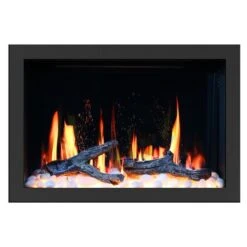 Litedeer Homes 30 Inch LiteStar Smart Electric Fireplace Insert (Modern)
