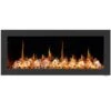 Litedeer Homes 48 Inch Latitude II Push-In Linear Electric Fireplace With Fire Media