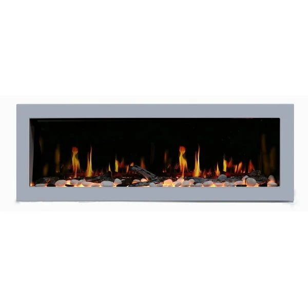 Litedeer Homes Gloria II 48 Inch Seamless Push-in Electric Linear Fireplace