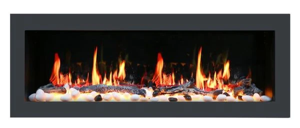 Litedeer Homes Latitude II 48 Inch Seamless Push-in Electric Linear Fireplace