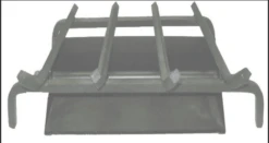 Majestic 24' See Through Hearth Kit With Supreme Oak Gas Log Set - Safety Pilot