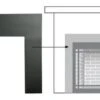 Majestic 30' Customizable Metal Surrounds For Jasper And Ruby Fireplace Inserts