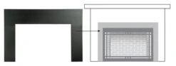 Majestic 30' Customizable Metal Surrounds For Jasper And Ruby Fireplace Inserts