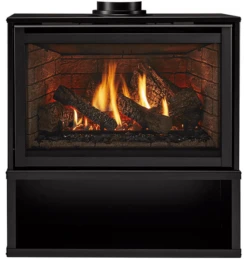 Majestic 30 Inch Trilliant Direct Vent Natural Gas Freestanding Fireplace With Intellifire Ignition