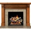 Majestic Battlefield C Wood Fireplace Mantel