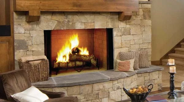 Majestic Biltmore Radiant Wood Burning Fireplace - 50 Inch