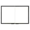 Majestic Black Cabinet Style Gasketed Glass Door For 42 Inch Sovereign Fireplaces