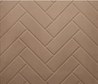 Majestic Herringbone Molded Brick Panels