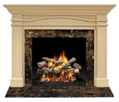 Majestic Portico B Primed MDF Wood Fireplace Mantel