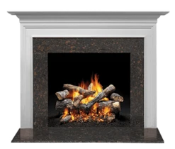 Majestic Richland Reduced Shelf Primed MDF Wood Fireplace Mantel