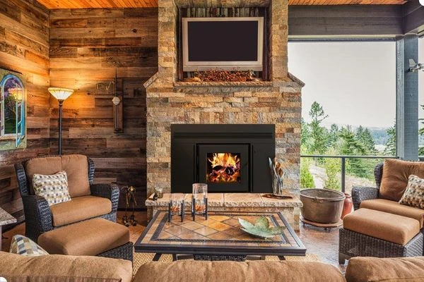 MF Fire 44 Inch Nova 2 Wood Burning Fireplace Insert - Image 2