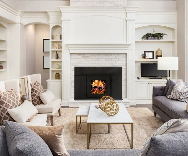 MF Fire 44 Inch Nova 2 Wood Burning Fireplace Insert - Image 3