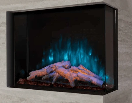 Modern Flames 30 Inch Sedona Pro Bay Front Peninsula Electric Fireplace - Image 2