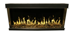 Modern Flames 44 Inch Landscape Pro Bay Front Peninsula Electric Fireplace