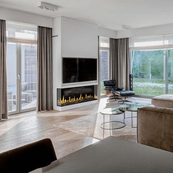 Modern Flames 52 Inch Orion Bay Front Electric Wall Fireplace - Image 3