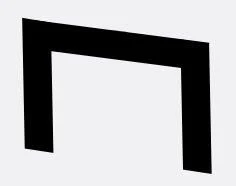 Modern Flames Large Three-Sided Surround For 36 Inch Redstone Fireplaces