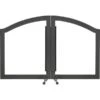 Napoleon Arched Black Double Doors - H335-1K - High Country NZ6000 Fireplace
