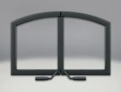 Napoleon Arched BlackDouble Doors - H336-K - High Country NZ3000 Fireplace